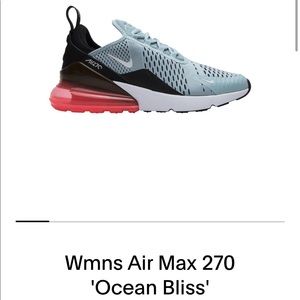 Women’s Nike Air Max 270 “Ocean Bliss” US 6.5